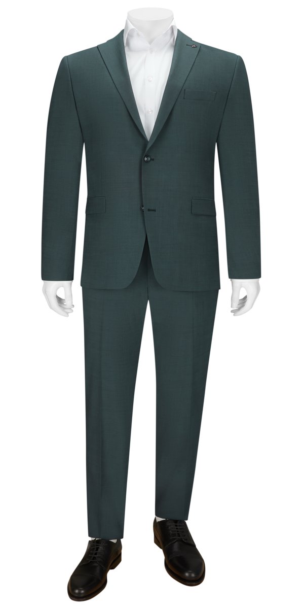 Roy Robson, Oblek s podílem strečových vláken, Colour Suit Tmavě Zelená 118