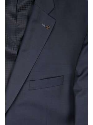 Suit separates jacket in virgin wool with stretch content