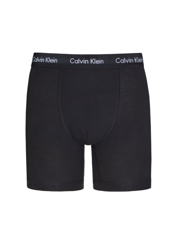 Levně Calvin Klein, Pyžamové kalhoty s podílem strečových vláken Černá