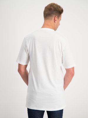 T-shirts with V-neck, double pack, extra long