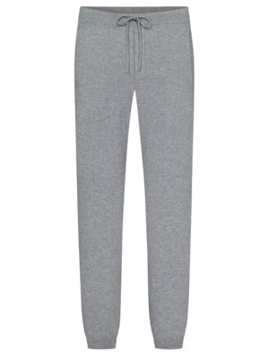 Sweatpants in a high-quality merino and cashmere blend 