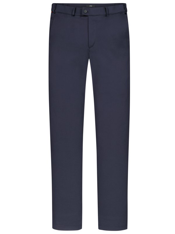 Levně Eurex, Chino kalhoty s elastickým pasem a strečovým materiálem Modrá