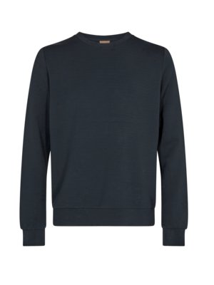 Sweatshirt in a high-quality viscose stretch blend, extra long 