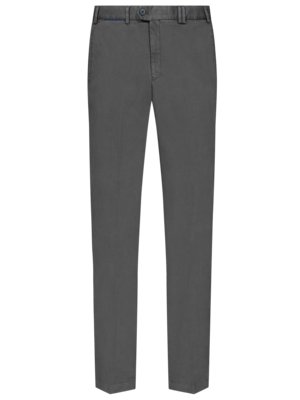 Cotton chinos with stretch 