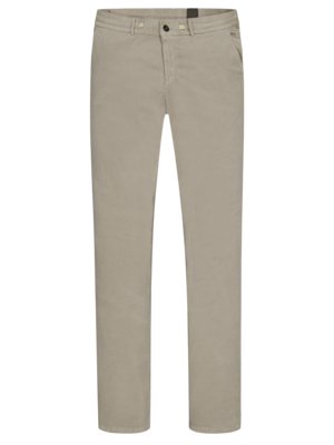 Corduroy trousers with elasticated waist and stretch
