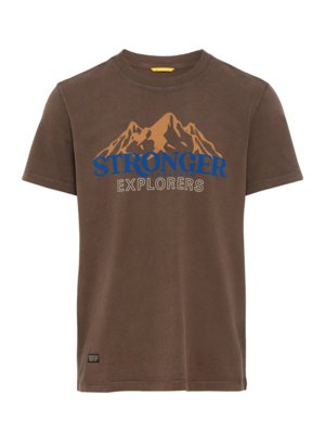 T-Shirt mit Frontprint, organic