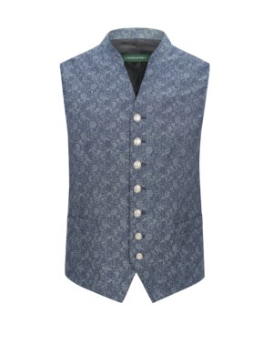 Traditional waistcoat with floral pattern 