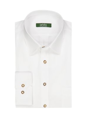 Traditional shirt with breast pocket, extra long 