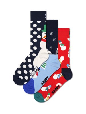 3-páry-ponožek-s-motivem-sněhuláka-v-dárkové-krabičce