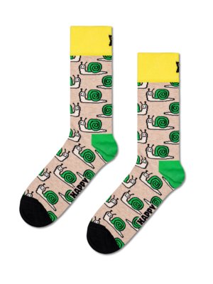 Socks with snail motif