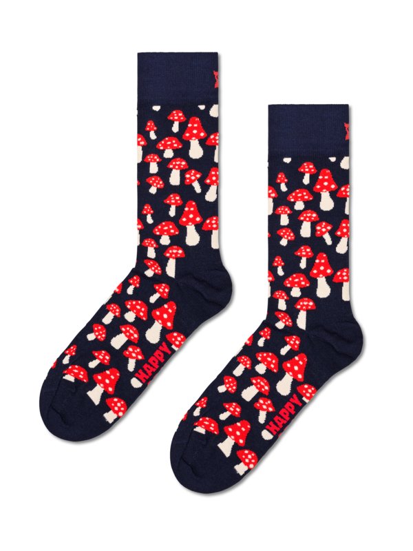 Levně Happy Socks, Ponožky s motivem muchomůrky NámořnickáModrá
