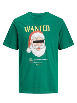 T-Shirt mit Santa-Print