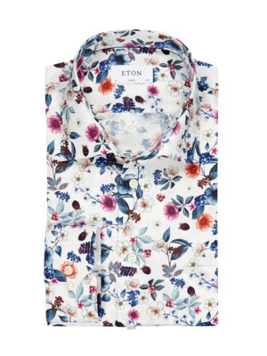 Hemd in Twill-Qualität mit floralem Print