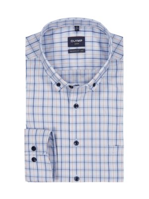 Luxor, Modern Fit, shirt with check pattern