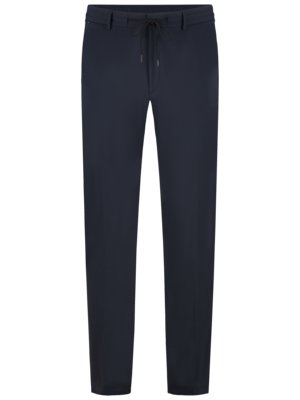 Suit trousers in performance fabric with four-way stretch 