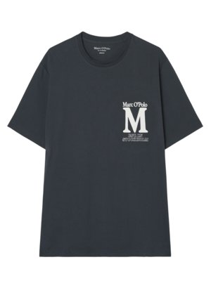 T-Shirt mit Label-Stickerei, Regular Fit