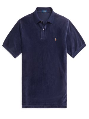 Poloshirt in Feincord-Qualität mit Stretchanteil