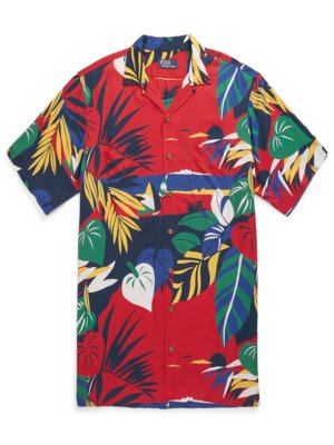 Short-sleeve shirt with all-over print