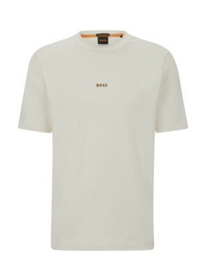 T-shirt with stretch content and label print, Relaxed Fit