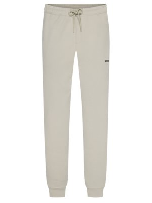 Jogging bottoms with label print