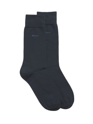 2er-Pack-mittelhoher-Socken-aus-elastischem-Baumwoll-Mix-