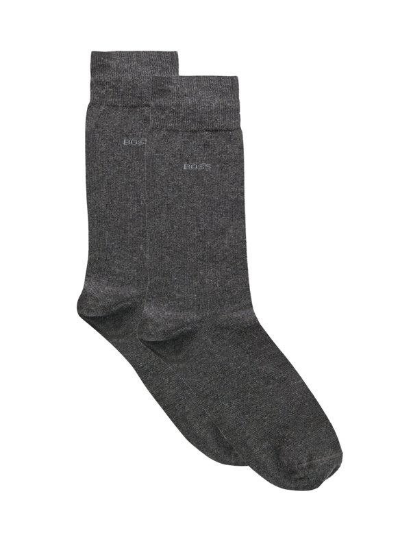Boss, Dva páry ponožek ze směsi bavlny Grey 50