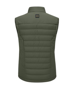 Water-repellent-down-gilet-with-quilted-pattern