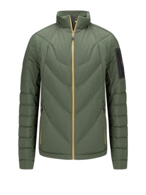 Down jacket with quilted pattern, water-repellent 