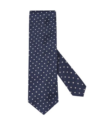 Krawatte aus Seide mit Punktmuster