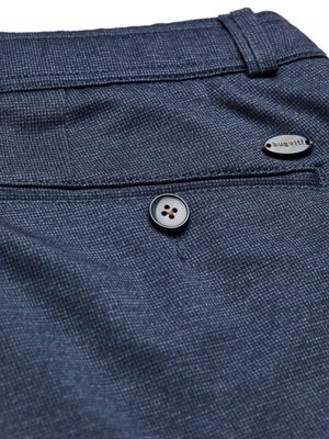 Chinos with stretch and micro pattern, Flexcity