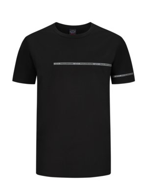 T-shirt with reflective logo stripe, Reflex Shark 