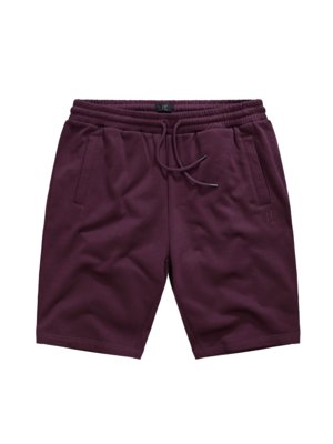 Sweat shorts with drawcord and embroidered logo