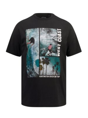T-Shirt-mit-großem-Frontprint-