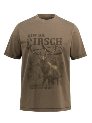 T-Shirt-mit-Front-Print