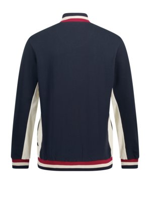 Sweatjacket with contrasting stripes, Jay-Pi