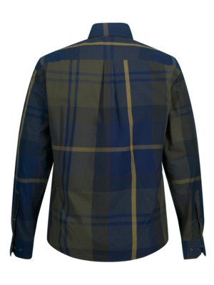 Shirt with windowpane check pattern, Modern Fit 