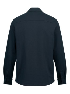 Overshirt in soft jersey fabric