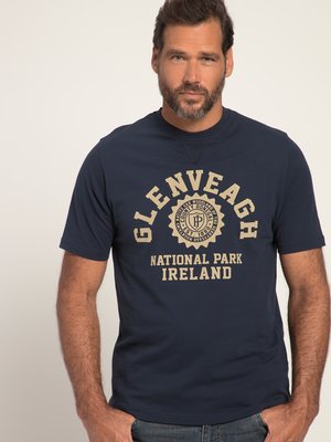 T-Shirt mit Frontprint blau Große Größen JP1880, Hirmer | 