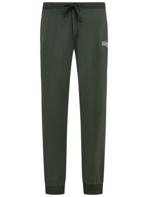 Jersey trousers in a vintage look, Relaxed Fit