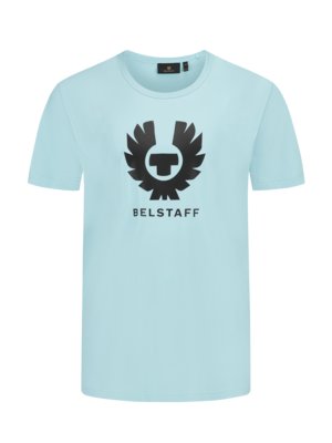 T-Shirt-mit-großem-Logo-Print