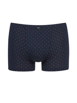 Boxer shorts with stretch content and fine pattern