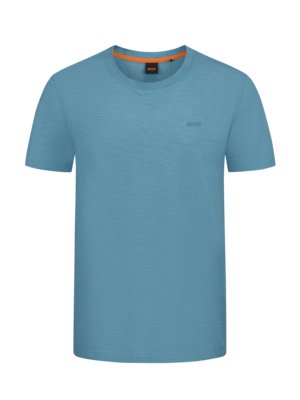 Melange cotton T-shirt