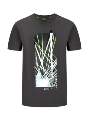 T-Shirt mit abstraktem Frontprint
