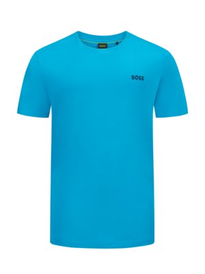 T-shirt with rubberised 3D logo 