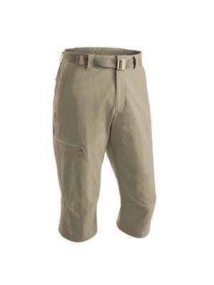 Capri shorts in functional fabric with stretch 