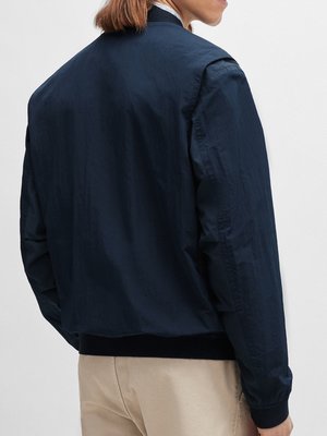 College blouson with crinkle effect 