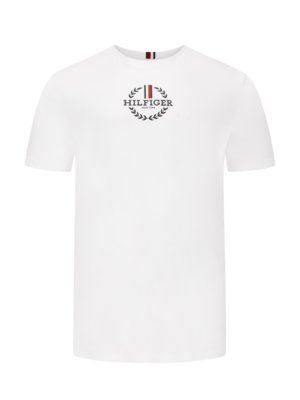 T-Shirt-mit-frontseitigem-Logo-Print