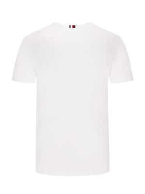 T-Shirt-mit-frontseitigem-Logo-Print
