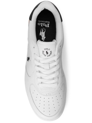 Leather sneakers Masters Court with polo player emblem