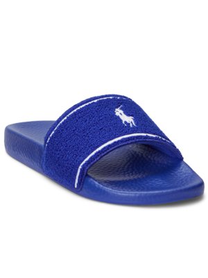 Terrycloth-swim-sandals-with-pony-logo-